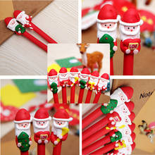 2019 merry Christmas ball pen New Year Santa Claus navidad weihnachten soft syphon Xmas decoration Children's gifts noel 4pcs 2024 - buy cheap