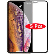 5Pcs/Lot Full Cover Tempered Glass For iPhone XS Max XR X Screen Protector HD Glass On iPhone 6 6s 7 8 PLUS 11 Pro MAX 8+ 13 Pro 2024 - buy cheap
