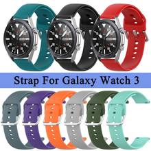 Pulseira de silicone 20/22 para relógio, pulseira de substituição para samsung galaxy watch 3 41/45mm acitve 3 2024 - compre barato