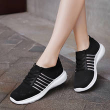 Sapatos de malha de verão das sapatilhas das mulheres respirável sapatos casuais conforto caminhada sapato para as sapatilhas da moda feminina apartamentos calçados não-deslizamento 2024 - compre barato