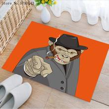 Monkey Doormat Outdoor 3D Print Apes And Monkeys Carpet Home Animals Doormat Entrance Anti-Slip Mat For Bedroom Floor Rug 2024 - buy cheap