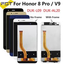 Original 5.7" For Huawei Honor 8 Pro LCD Display Touch Screen With Frame Digitizer Assembly For Honor V9 LCD DUK-L09 DUK-AL20 2024 - buy cheap
