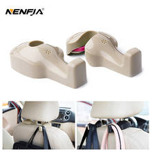 2pcs Car Seat Back hidden Hooks Purse Bags Hanger Holder Organizer Automobiles Headrest Mount Storage Hooks Auto Fastener & Clip 2024 - buy cheap