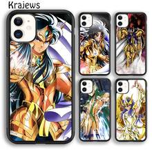 Krajudios Aries Mu Sagitario Saint Seiya, funda de teléfono para iPhone 5s 6s 7 8 plus X XR XS 11 12 pro max Samsung Galaxy S9 S10 2024 - compra barato