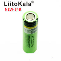 300PCS liitokala 18650 battery original NCR18650B 3.7V  3400 mah rechargeable lithium battery for flashlight battery 2024 - buy cheap