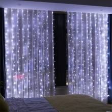 Fairy LED String Lights 3m Remote Control Curtain Lights New Year Christmas Garland Home Decor for Bedroom Window Outdoor Lamp 2024 - buy cheap