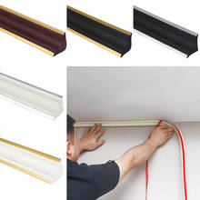 1M Ceiling Decorative Strip Top Corner Line Corner Strip Self-Adhesive Floor Gap Sticker Waterproof Wall Sticker 3D Wall Sticker 2024 - buy cheap