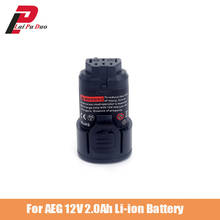 For AEG 12V 2000mAh Li-Ion Replacement  Power Tool Battery For L1215, L1215P, L1215R, BS12C, BS12C2, BSS12C 2024 - buy cheap