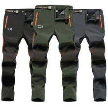 2020 Daiwa Men Fleece Pants Waterproof Warm Windproof Pant Outdoor Fishing Camping Hiking Skiing Fishing Trousers Clothes 2024 - buy cheap