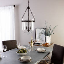 Luminária pendente vintage industrial, luminária e27, para decoração de quarto, sala de jantar, restaurante, bar 2024 - compre barato