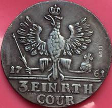 Russian Coins 1761 Elizabeth petrov copy 30mm 2024 - buy cheap
