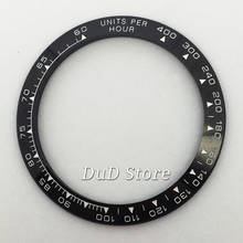 Watch Parts 39mm Black/Coffee Ceramic Bezel Insert For Mens Watches 2024 - buy cheap