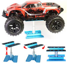 Plataforma de trabajo giratoria elevada para coches teledirigidos, soporte de montaje que gira 360°, estación de reparación para vehículos con control remoto TRX-4, Axial SCX10,+ Tamiya HSP a escalas 1/8 y 1/10 2024 - compra barato