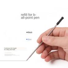 10 pçs canetas a granel atacado 0.7mm metal esferográfica caneta reenchimento para substituir vários esferográfica caneta reenche canetas a granel 2024 - compre barato