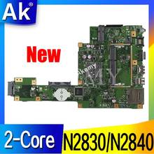 Новинка! AK X553MA материнская плата для ноутбука For Asus X553MA X553M A553MA D553M F553MA K553M тестовая оригинальная материнская плата N2830/N2840 2-ядерный процессор 2024 - купить недорого