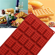 2021 Kitchen Waffle Mold Non-stick Cake Mould Makers Kitchen Silicone Waffle Bakeware 2024 - buy cheap