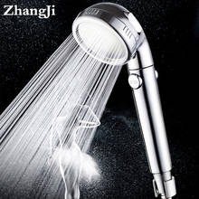 Zhang Ji ABS electroplated finishes 3 adjustable Modes Water Saving SPA Shower head High Pressure Bathroom Handheld Shower head 2024 - buy cheap