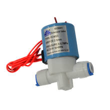 220v Normally Closed 1/4" pipe connection  POM Plastic Electric Solar  air oil  Solenoid  Valve Water 2024 - buy cheap