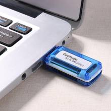 Portable 4 in 1 Memory Card Reader USB 2.0 All in One Cardreader for Micro SD TF M2 2024 - buy cheap