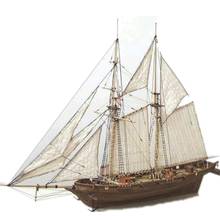 Kit de modelo de velero HALCON a escala 1:100 para adultos, rompecabezas hecho a mano, barcos de navegación, juguetes para niños 2024 - compra barato