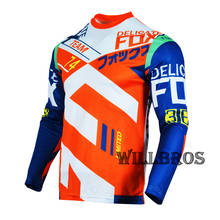 Delicate Fox 360 Divizion Motorbike Motocross Mountain Bicycle Offroad Racing Summer Long Sleeve Jersey 2024 - buy cheap