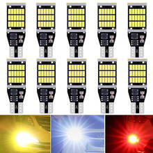 Bombilla LED de marcha atrás para coche, lámpara de señal automática de 12V, blanca y naranja, W16W, T15, 921, 912, Canbus, sin errores, 10 unidades 2024 - compra barato