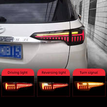 Car Styling for Toyota Fortuner Tail Lights 2016 2017 2018 2019 dynamic Signal Tail Lamp LED TailLight DRL Accessories 2024 - buy cheap