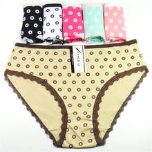 FUNCILAC Cotton women's lace briefs sexy low-rise dot print panties Ladies briefs Cotton Briefs underwear Plus Size 2xl 3xl 4xl 2024 - buy cheap