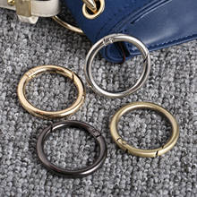 5Pcs Metal Spring Gate O Ring Openable Keyring Handbag Leather Bag Belt Strap Dog Chain Buckle Snap Clasp Clip Trigger Craft DIY 2024 - buy cheap