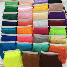 10 yards /  100% polyester fringed lace, belly Latin dance stage clothes decoration accessories DIY15CM 2024 - buy cheap