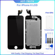 10 шт./лот 4,7 "полный набор экранов для Apple iPhone 6 lcd A1549 A1586 A1589 экран 3D сенсорный дигитайзер сборка + кнопка Home 2024 - купить недорого