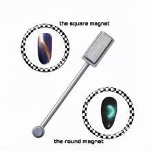 Placa magnética de doble cabeza para uñas, 1 unidad, herramienta de bricolaje para todo tipo de esmaltes mágicos de Gel, 3D, Ojos de gato 2024 - compra barato