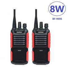 2 шт. BAOFENG BF-999S PLUS 5 Вт Walkie Talkie 10 км дальний UHF радиоприемопередатчик обновленный BF-888S Ham CB Radio Station 2024 - купить недорого