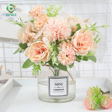 Hydrangea 7 Heads Silk Rose Artificial Flowers Peony Bridal Bouquet for Wedding Home DIY Decoration Cheap  Hydrangea Crafts 2024 - buy cheap