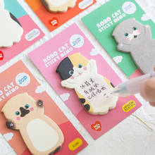 8 Pcs Pet Cat Sticky Note Set Korean Memo Pads Diary Stickers Planner Guestbook Kawaii Stationery Office School Supplies FM044 2024 - buy cheap