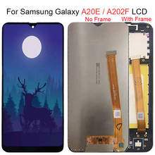 Para Samsung Galaxy A20e A202 A202F A202DS LCD Screen Display Toque Digitador Assembléia A202 A202F/DS Para SAMSUNG A20e tela de LCD 2024 - compre barato