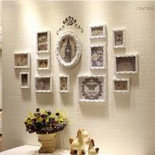 Europe Style 16 pcs/set Wooden Photo Frame Set,White Frames for Picture Carved Wooden Picture Frames for Wedding Home Decoration 2024 - buy cheap