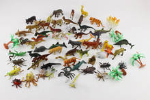 Figura de acción de Mini Animal World Zoo para niños, juguete de colección de plástico de animales de simulación de dibujos animados, 12 unids/set por Set 2024 - compra barato