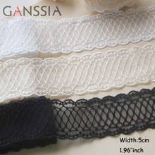 1yard/lot Width:5cm Bilaterally Twined Design  Wavy Lace Cotton Net Embroidered Lace for Handwork clothing DIY (ss-808) 2024 - buy cheap