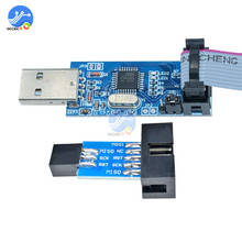 Placa adaptadora de 10 pines a 6 pines estándar + USBASP USBISP AVR, programador USB ATMEGA8 ATMEGA128 ATtiny/CAN/PWM para Arduino 2024 - compra barato