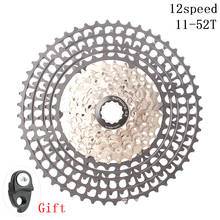 SUNAHINE-CassetteFreewheel 11-52T para bicicleta de montaña, volante hueco ultraligero, 12 velocidades 2024 - compra barato