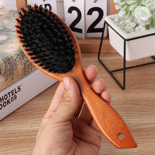 Natural Boar Bristles Hair Brush Salon Anti-corrosion Comb Hair Styling Tool Anti-static Hairdressing Combs 2024 - buy cheap