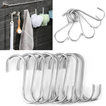 5Pcs Stainless Steel S Shaped Clasps Hooks Storage Rack Hanger Home Kitchen Holder Household Bathroom Organizer 2024 - buy cheap