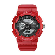5 Colors Real Multi-function Men's Watch Electronic Man Hours Fine Fashion Sport Bracelet Boy's Gift Julius Box 2024 - buy cheap