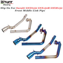 Slip On For Suzuki GSXS150 GSX150R GSXR150 Motorcycle Exhaust System Modified Front Middle Link Pipe ，Connection 51mm Muffler 2024 - buy cheap