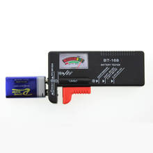 BT-168 AA/AAA/C/D/9V/1.5V batteries Tester  Universal Button Cell Battery Colour Coded Meter Indicate Volt Tester Checker BT168D 2024 - buy cheap