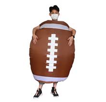 Halloween Costumes for Man Woman Adult Rugby Ball Inflatable Costumes Half Body Blow Up Party Ball Race Role Play Disfraz 2024 - buy cheap