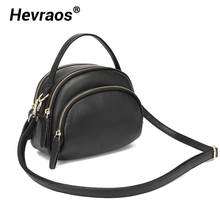 Multiple Compartments Messenger Bag Women Handbag Genuine Leather Shoulder Bag Girls Fashion Small Tote Female Crossbody Bags 2024 - buy cheap