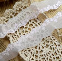 10 Meters Light Pink Embroidery Lace Trimming Pretty Lace Ribbon for DIY Craft Patchwork 2.4cm Width 2024 - buy cheap