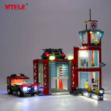 Mtele kit de luzes led para 60215 city series fire station (não inclui o modelo) 2024 - compre barato
